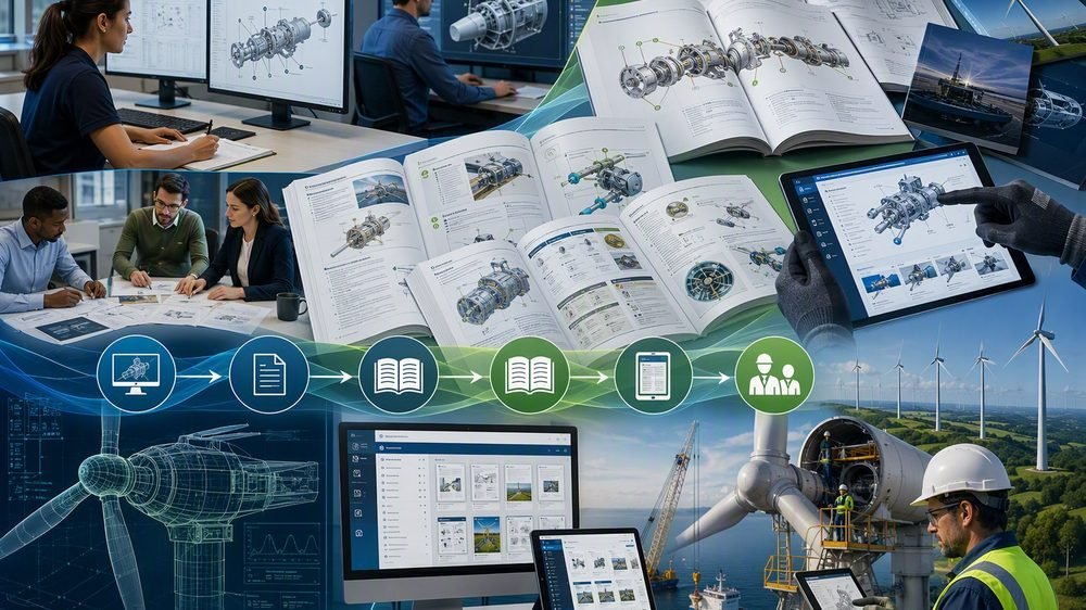 Technical manuals, work instructions and digital publications